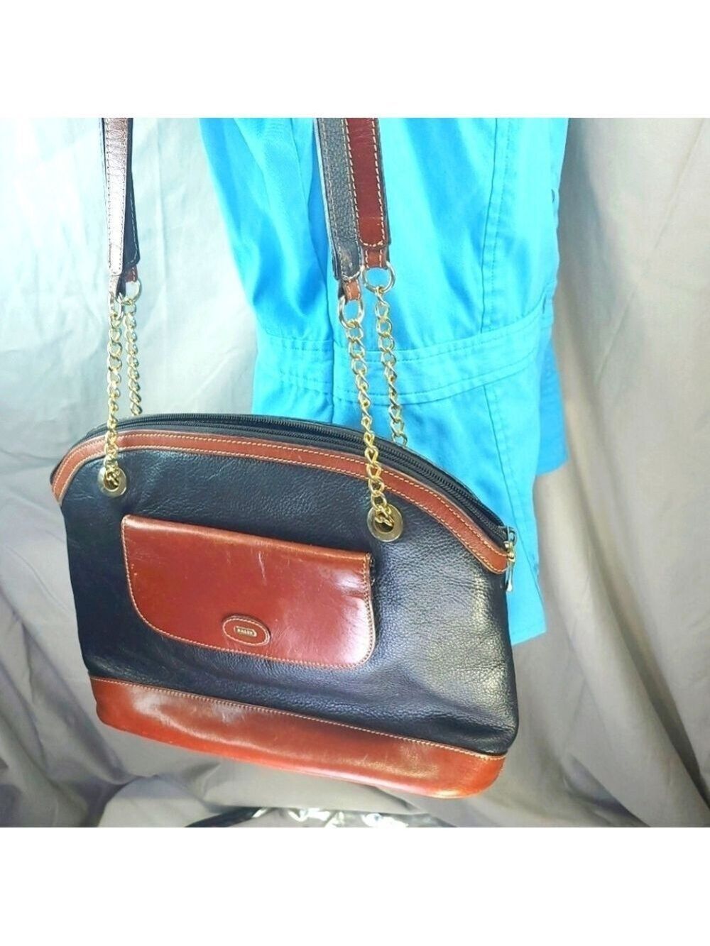 Bally Leather Shoulder Bag Made in Italy